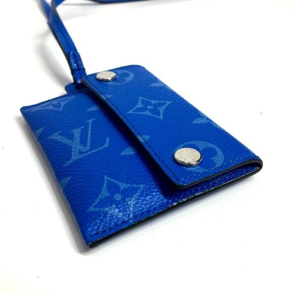 LOUIS VUITTON M83154 Taigalama Porte Cult On-Strap Wallet Coin Card Case purse - Picture 3 of 11